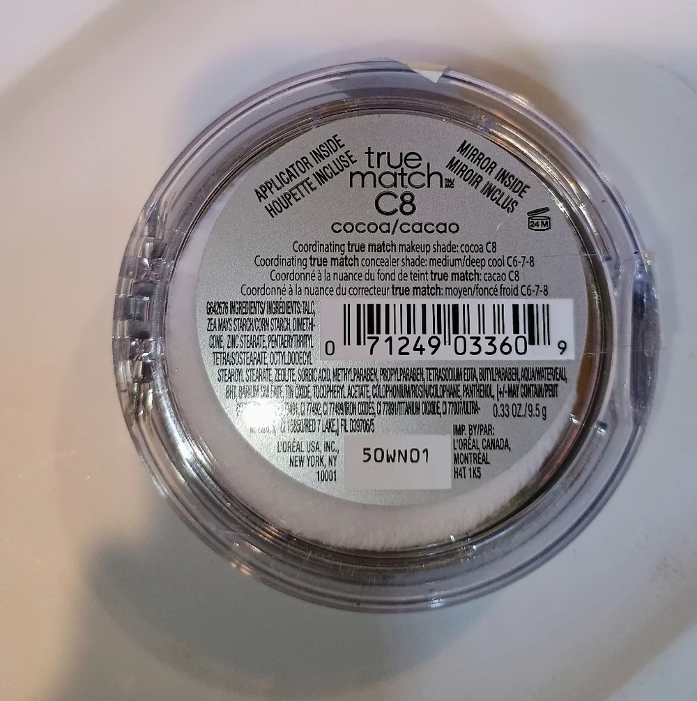 L'Oreal Paris True Match Powder Foundation C8 Cocoa
